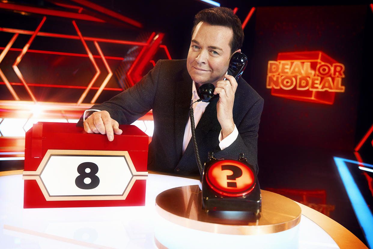 Stephen Mulhern hosts Deal Or No Deal on ITV.