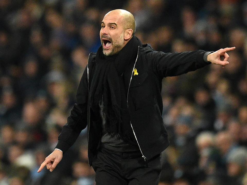 Guardiola has been reluctant to talk about the title until now (Getty)