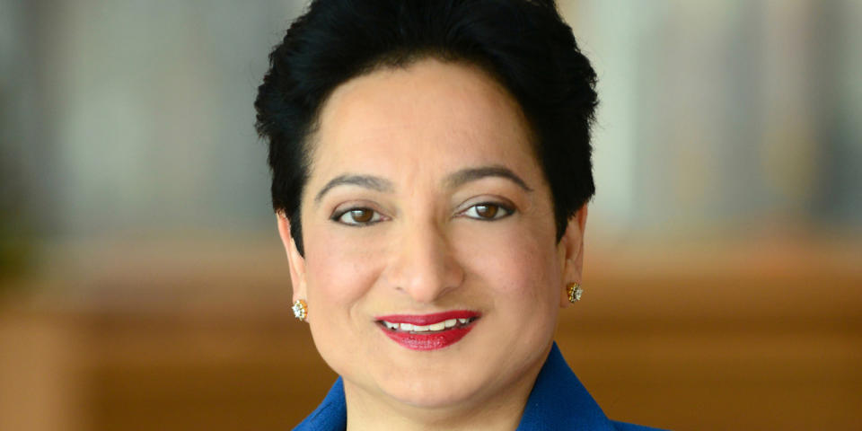 Shamina Singh - Founder and President, Mastercard Center for Inclusive Growth & Executive Vice President, Corporate Sustainability, Mastercard. Photo: Mastercard