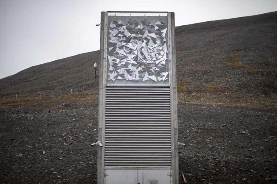 The Svalbard Seed Vault the Arctic Circle, north of Norway.