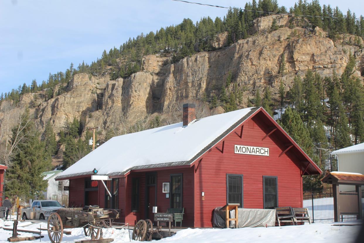 The historic Monarch Railway Depot built in 1901 is now fully restored