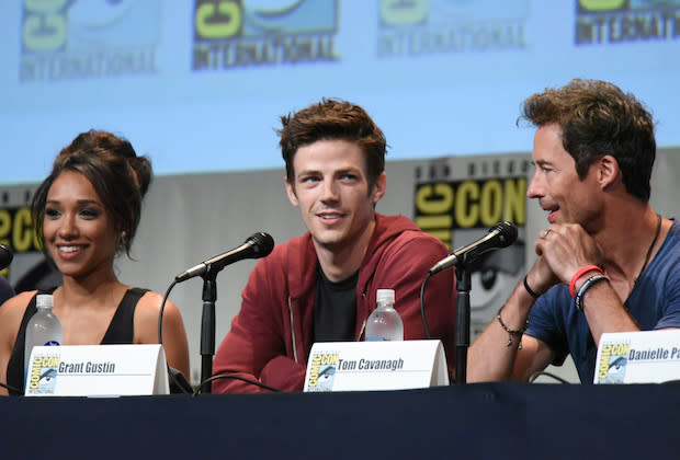 Patton, Gustin and Cavanagh at SDCC 2015