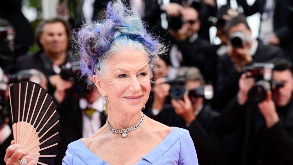 2. Helen Mirren's Blue Hair Is the Most Unexpected Beauty Look at Cannes - wide 2