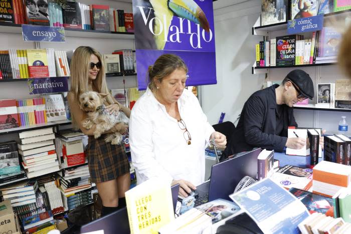 Risto Mejide y Natalia Almarcha en la Feria del Libro de Madrid