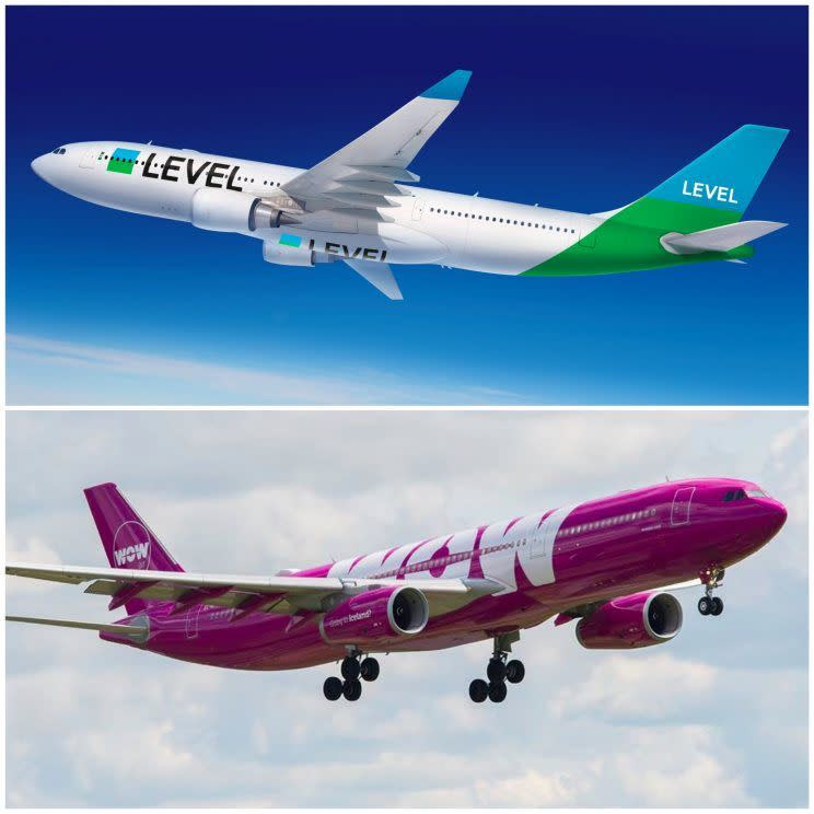 Le compagnie aeree LEVEL e Wow Air stanno offrendo tariffe super-economiche per volare dagli USA all’Europa la prossima estate.