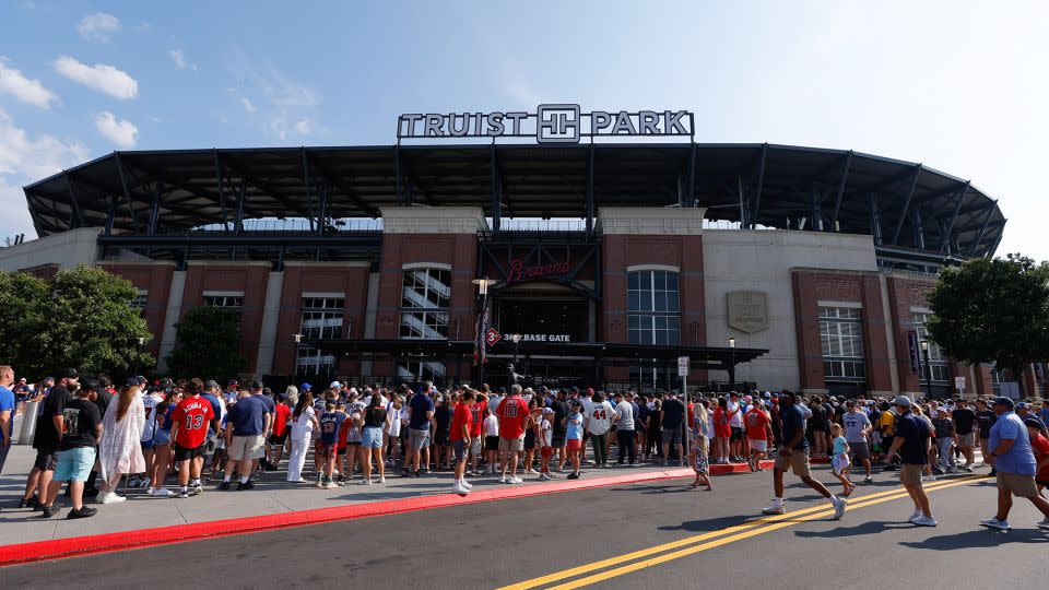 Truist Park is smaller than the Atlanta Braves' old home, putting pressure on prices. - Todd Kirkland/MLB Photos/Getty Images