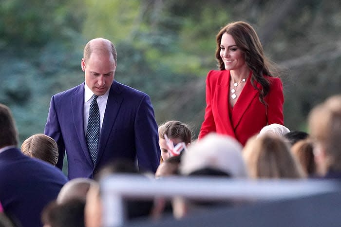 Kate Middleton con el príncipe Guillermo