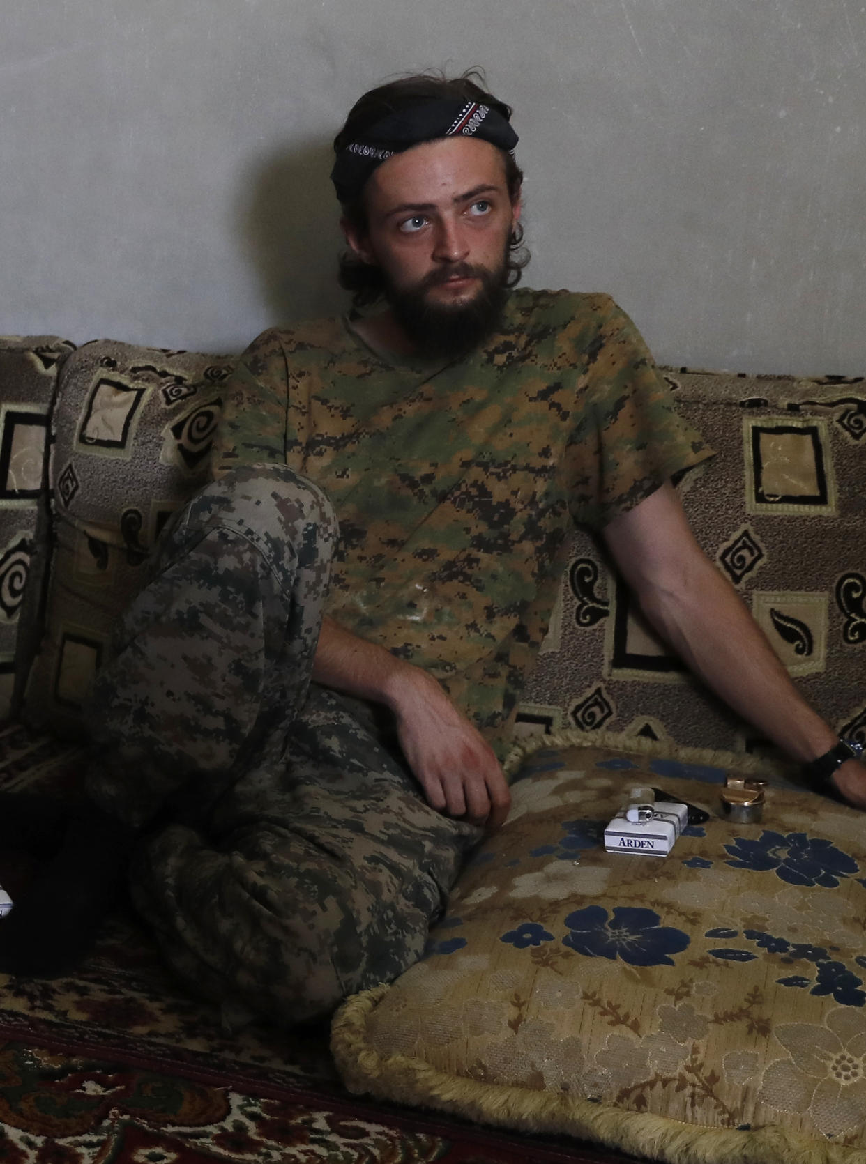 Jac Holmes had no previous military experience but went to fight against Isis in Syria aged 21. He died in October 2017 in the recently liberated city of Raqqa (AP Photo/Hussein Malla)