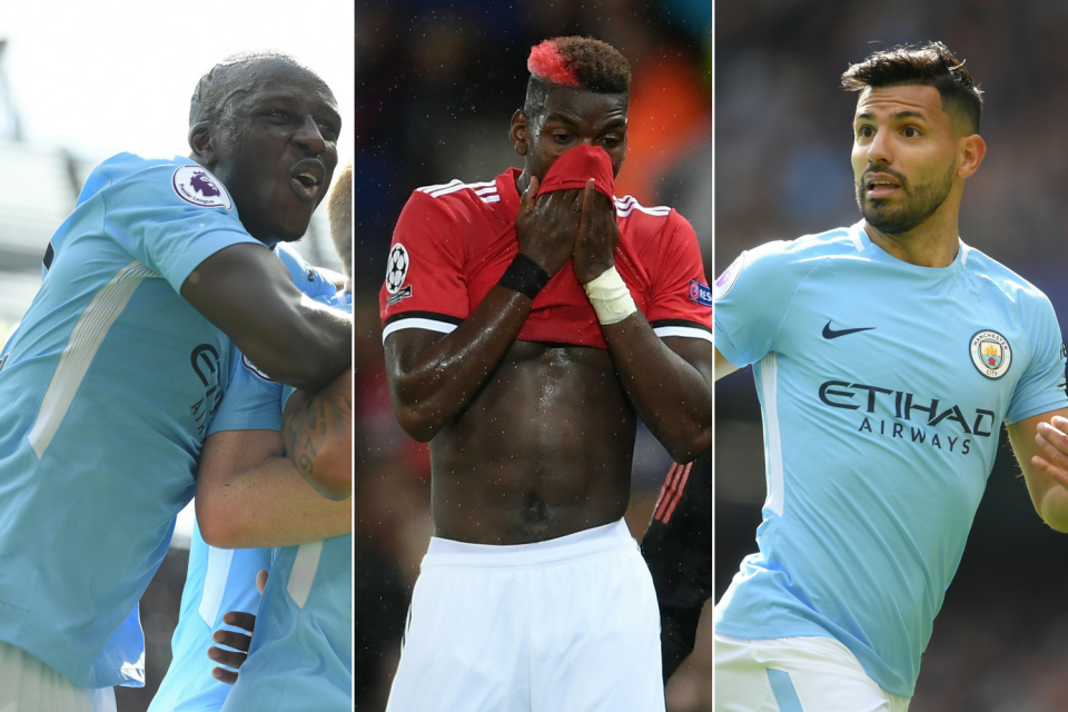 Ruled out: Paul Pogba, Sergio Aguero, Benjamin Mendy