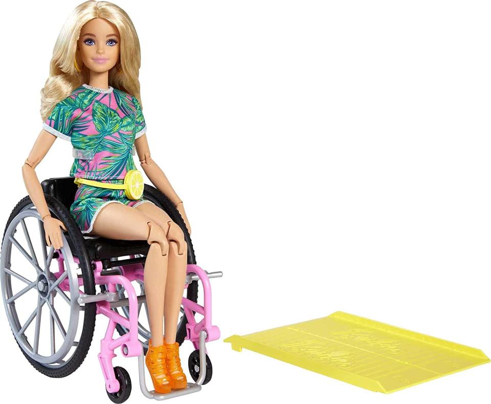 Barbie Wheelchair Doll & Accessory, $23