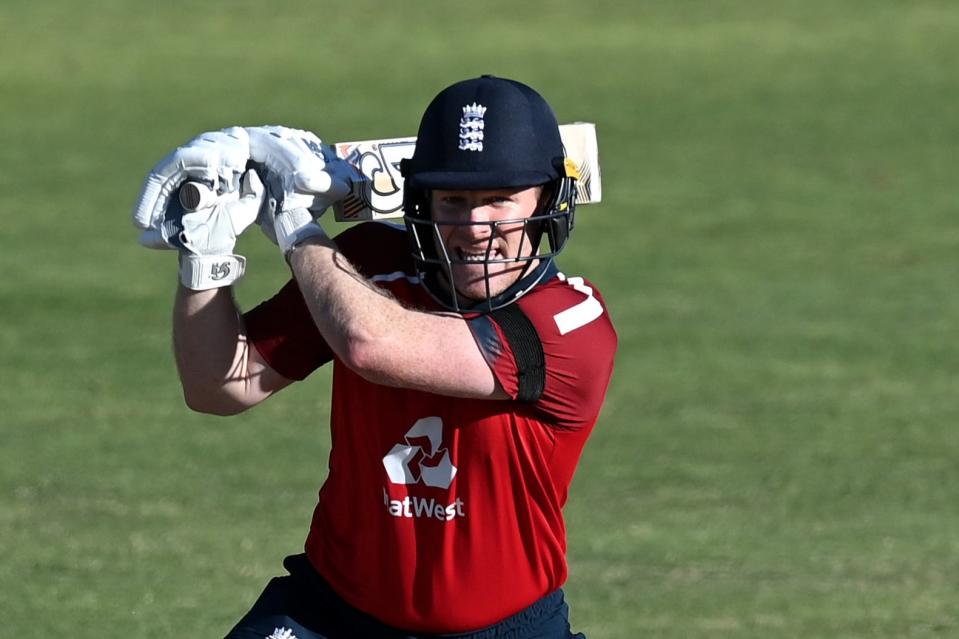 <p>England’s limited-overs captain Eoin Morgan insists there is nothing untoward about their signal system</p> (Getty Images)