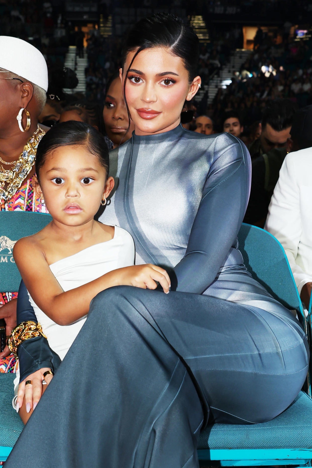 Stormi poses with her mother, Kylie Jenner. (Photo by Christopher Polk/NBC/NBCU Photo Bank via Getty Images)