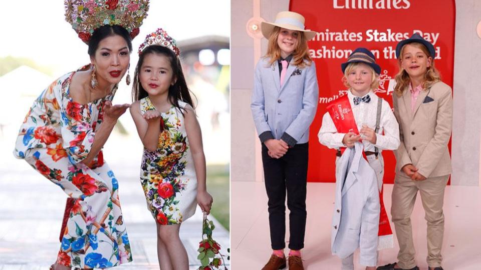 Kids dress up for Stakes Day