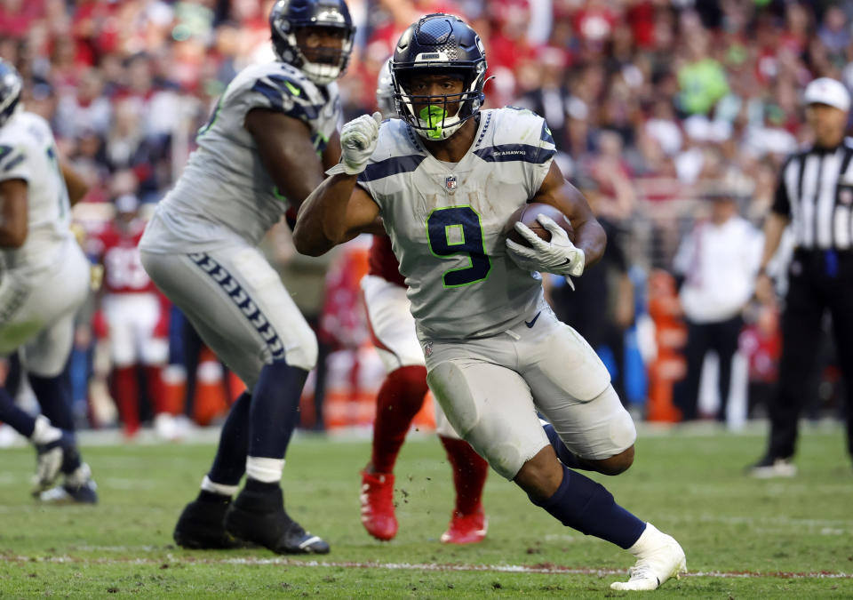 Seahawks running back Kenneth Walker III appears primed to bounce back in fantasy this week.