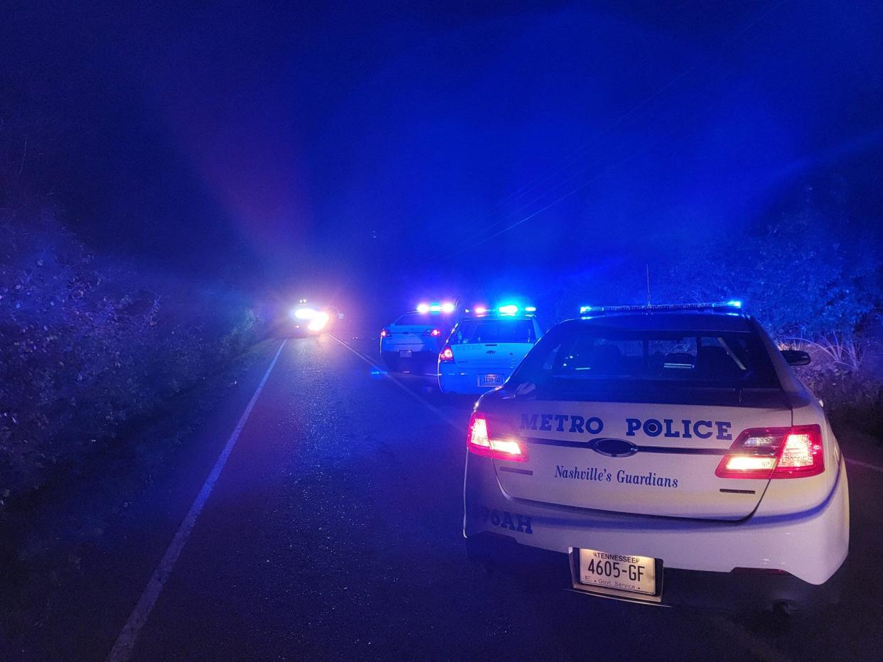 Officers fatally shot a man who charged at them with a knife on River Road Pike on Saturday, the Metro Nashville Police Department said. The deployment of a Taser failed.