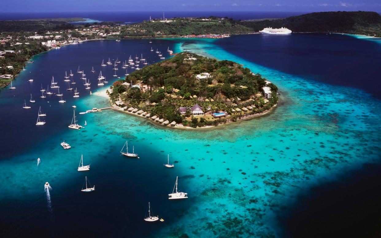 Port Vila. Vanuatu, is one of a number of small islands to come under increasing pressure from Beijing - Getty Images Contributor