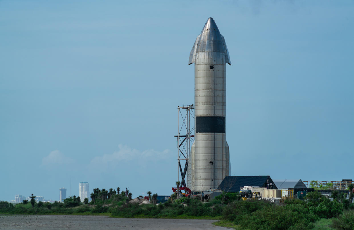 SN15 Starship at the SpaceX Starbase Space Facility