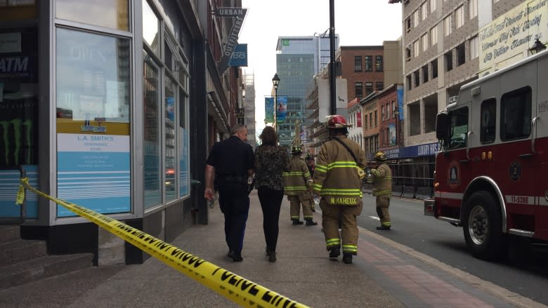 Blown transformer blamed for widespread power outage, fire in downtown Halifax