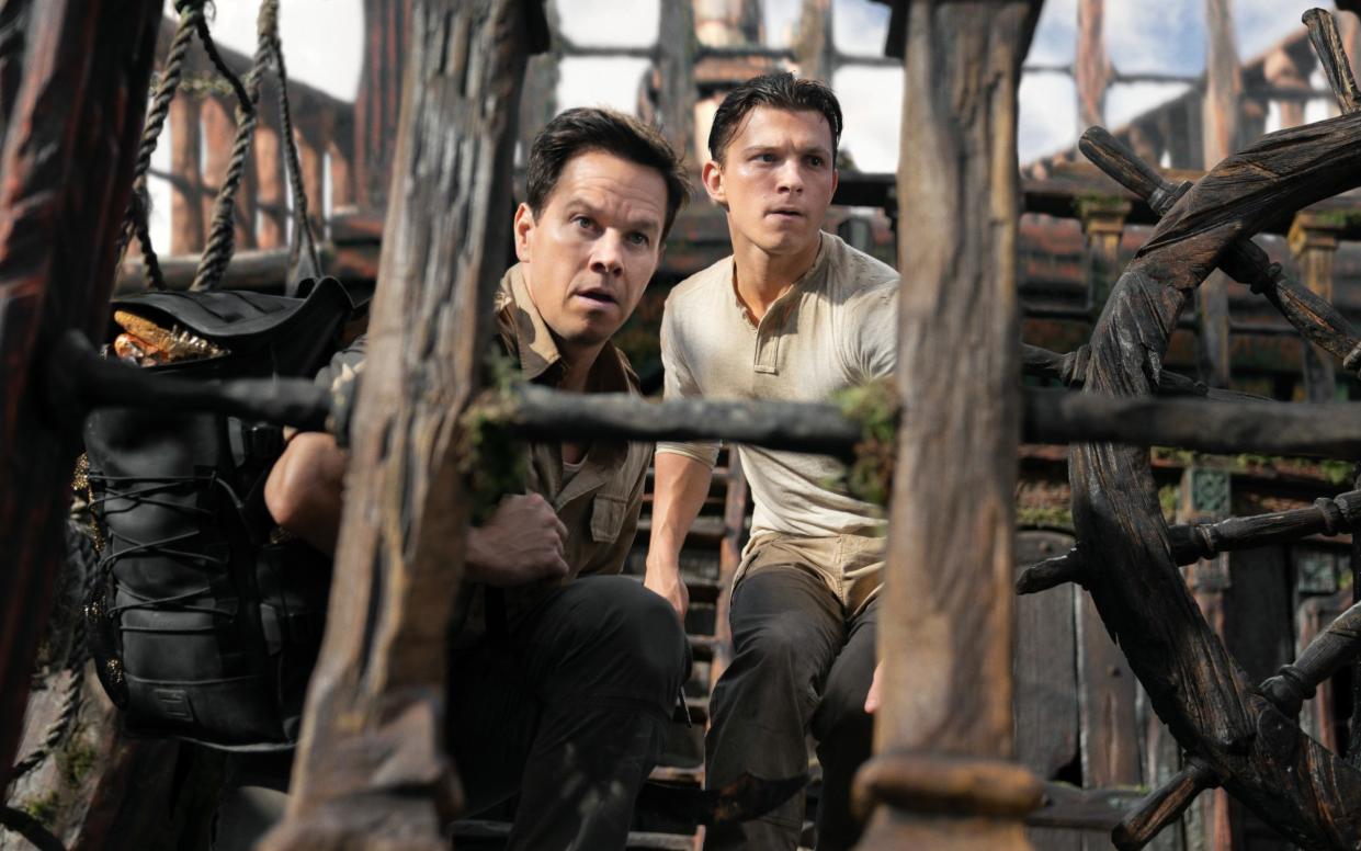 Mark Wahlberg and Tom Holland - SONY PICTURES ENTERTAINMENT