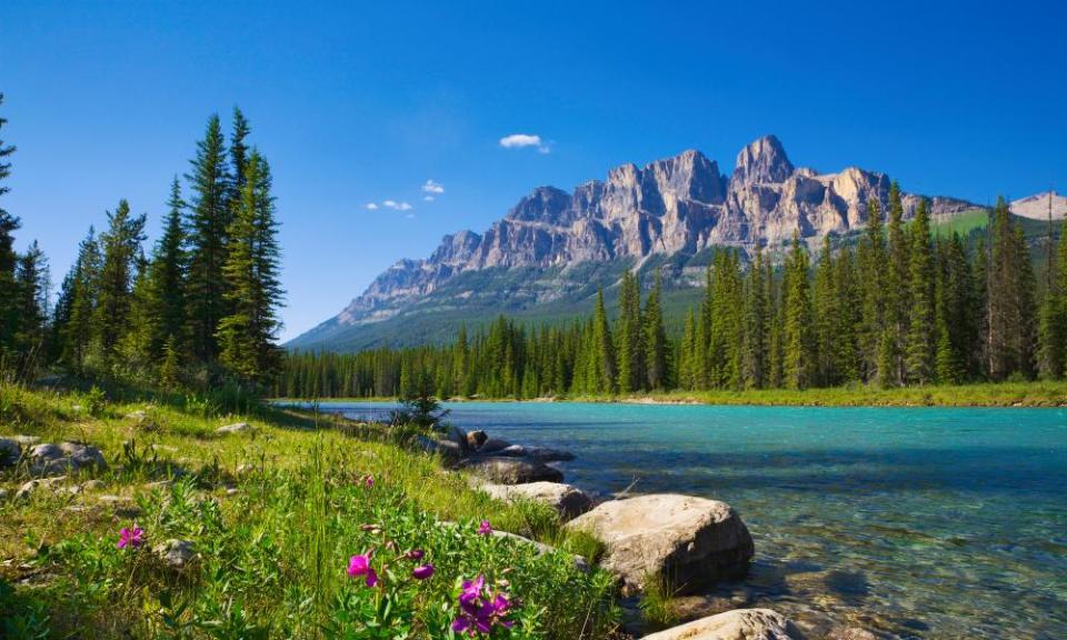 Banff national park. Doug Inglis and Jenny Gusse were camping near the Red Deer River valley.