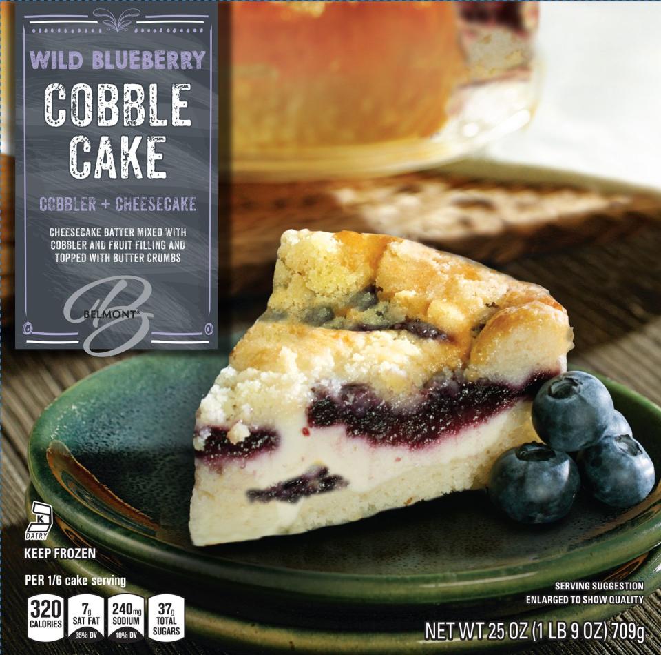 Blueberry and Peach Cobble Cakes