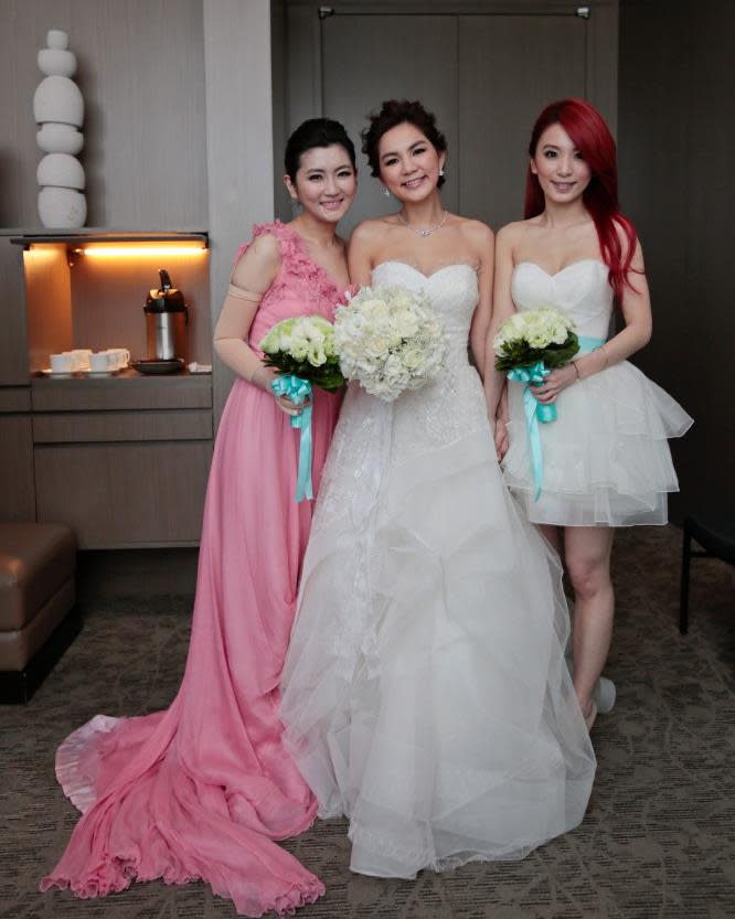 From left: Selina Jen, Ella Chen, Hebe Tien (S.H.E)