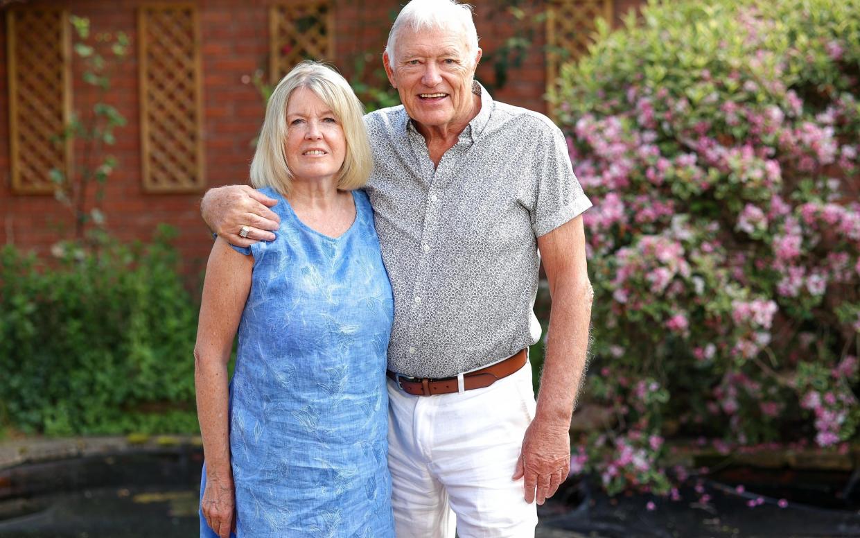 Pete with his partner Ann