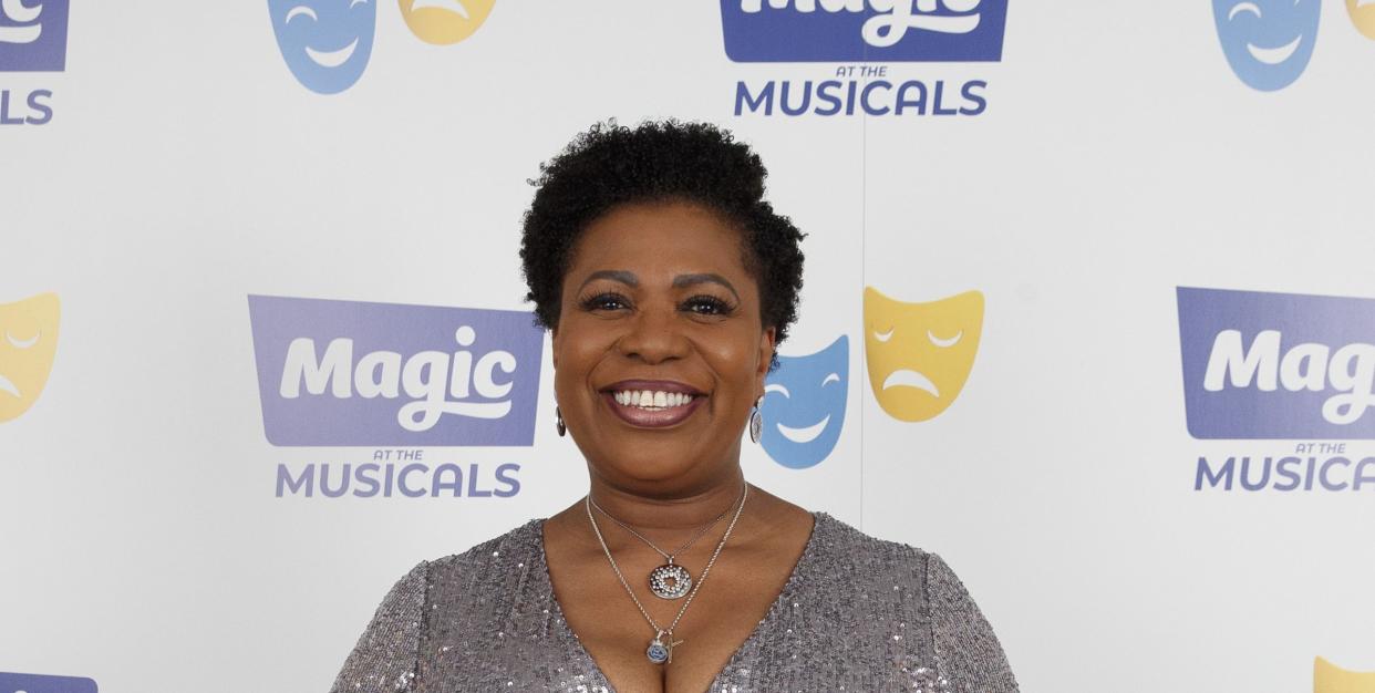 brenda edwards attends magic at the musicals 2023 at the royal albert hall