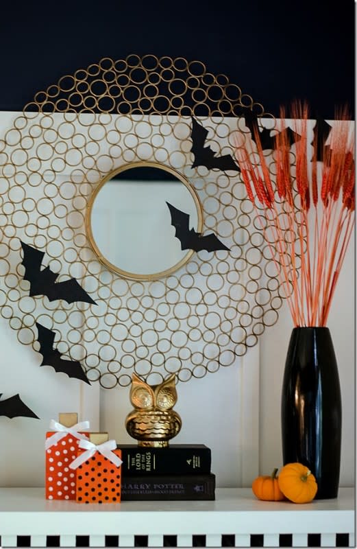 <p>It All Started With Paint</p><p>With all the moving parts of a party, it’s easy to forget to decorate your fireplace mantel. See how you can do it quick and easy over at <a href="https://www.itallstartedwithpaint.com/halloween-mantel-er-fantel/" rel="nofollow noopener" target="_blank" data-ylk="slk:It All Started With Paint;elm:context_link;itc:0;sec:content-canvas" class="link rapid-noclick-resp">It All Started With Paint</a>!</p>