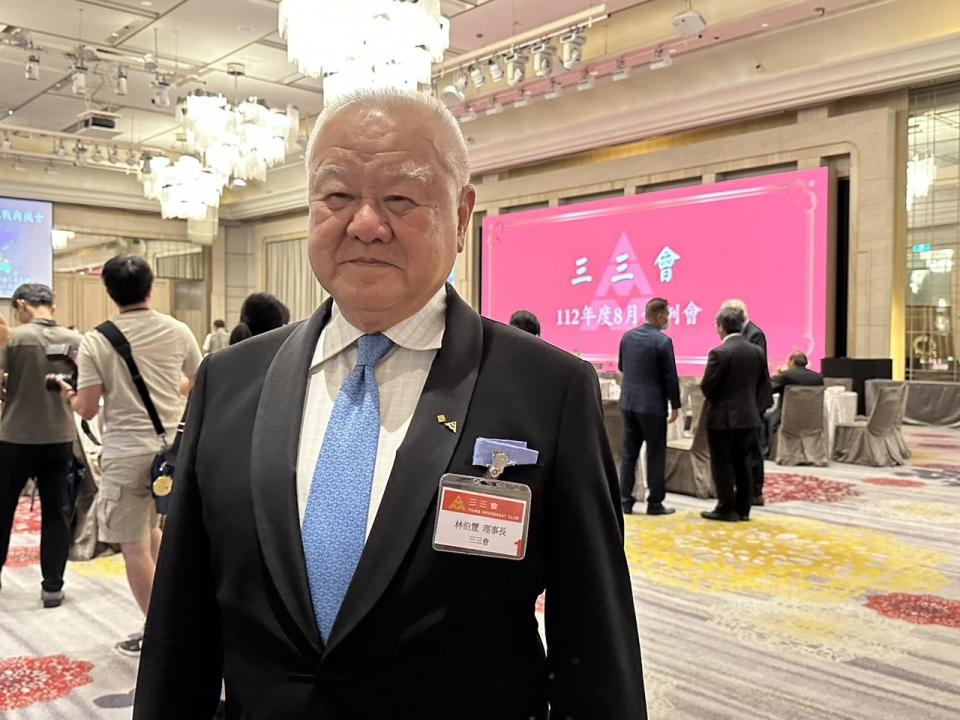 三三會理事長林伯豐。圖／李瑞瑾攝