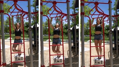 Box Assisted Pull-Ups 