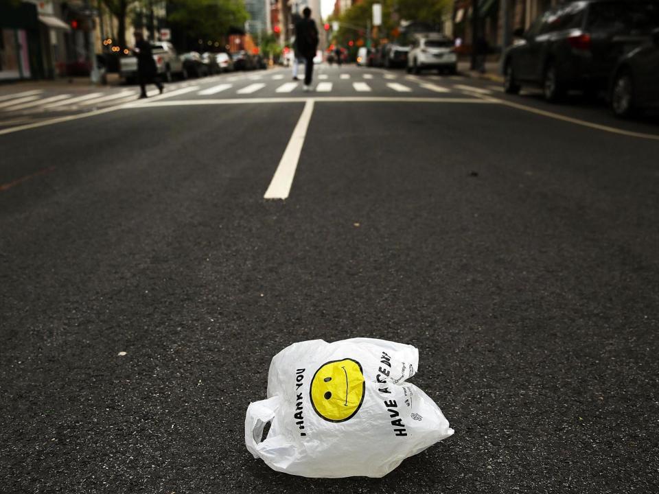 New York City shoppers to be charged for paper bags in environmental crackdown