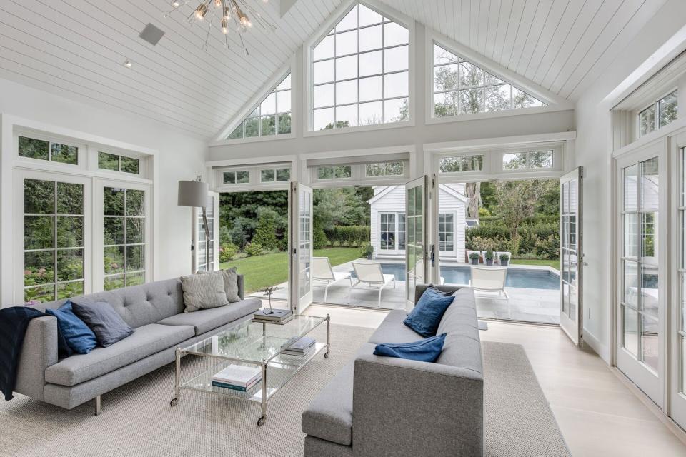 Interior of a home rental in East Hampton, NY