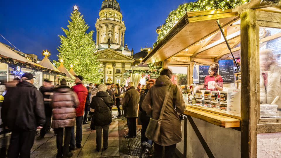 Gendarmenmarkt is one of Berlin's most enchanting annual festive markets. - Massimo Borchi/Atlantide Photo/Stockbyte Unreleased/Getty Images