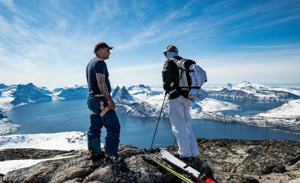 The top of this 4,000 feet peak offers a great view on the fjords.<p>Aurelie Gonin</p>