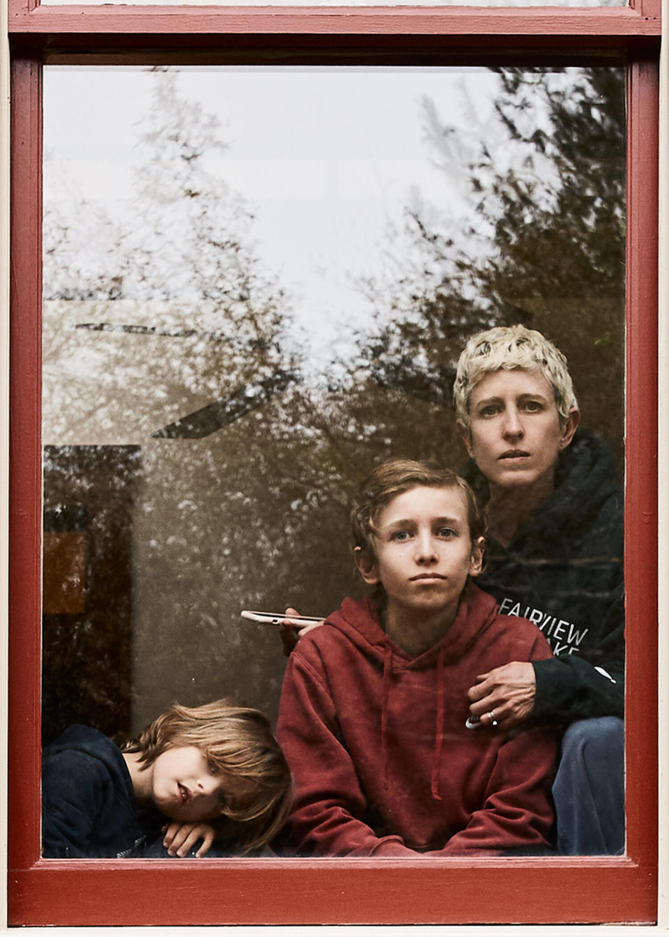 Claire Weiss, a freelance commercial photographer, and her two sons, 6 and 12.<br /><br />"My 12-year-old understands more than my 6-year-old," Weiss said. "They both know we&rsquo;re staying home to be safe, but we honestly don&rsquo;t talk about it too much. We&rsquo;re just trying to keep it light and bright and stay connected digitally with close friends and family."