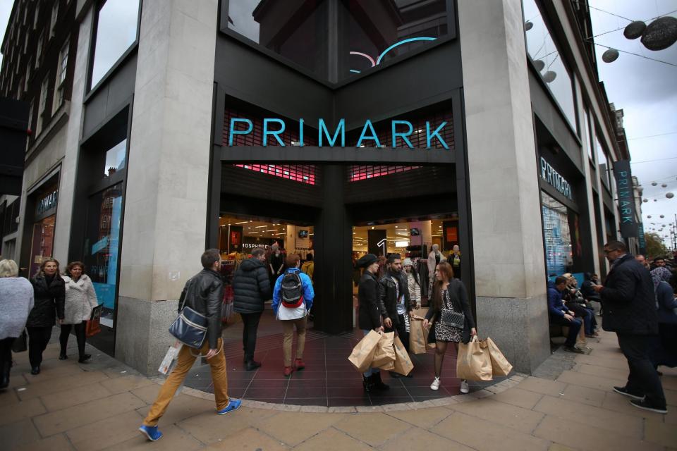 Primark customers outside the chain's flagship store on Oxford Street in London (Getty Images)