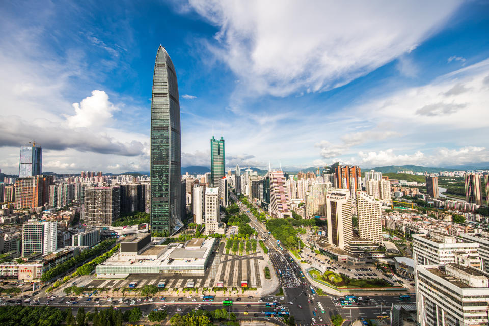 China shenzhen Skyscraper