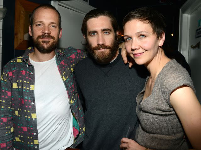 Kevin Mazur/WireImage Peter Sarsgaard (left), Jake Gyllenhaal (middle) and Maggie Gyllenhaal (right)