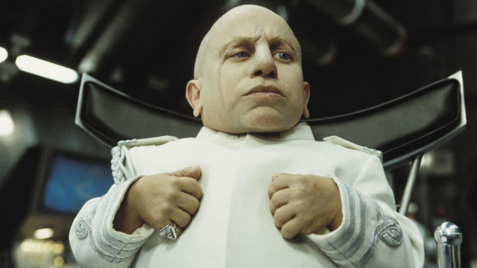 Verne Troyer played the role of Mini-Me in two of the three 'Austin Powers' films. (Credit: New Line Cinema)