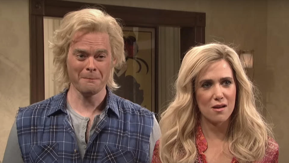 Bill Hader and Kristen Wiig on SNL