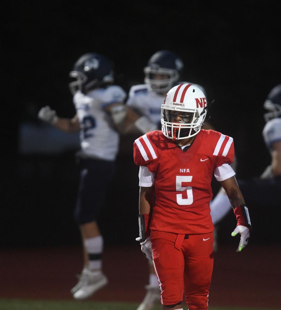 NFA's Talon Amado Jr. and the Wildcats travel to Ledyard on Thursday night with hopes of upsetting the unbeaten Colonels.