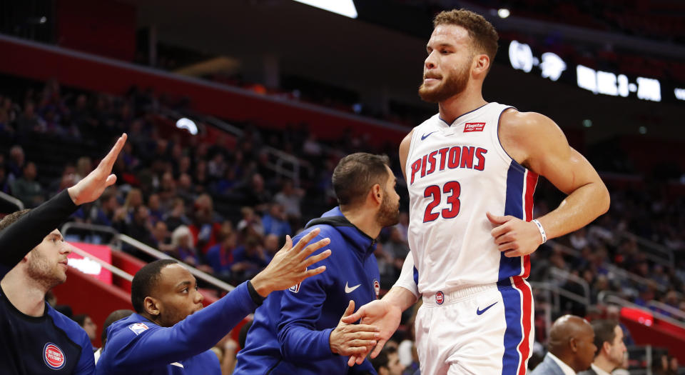 Aside from being an NBA star, Blake Griffin is also an accomplished comedian. (Raj Mehta-USA TODAY Sports)