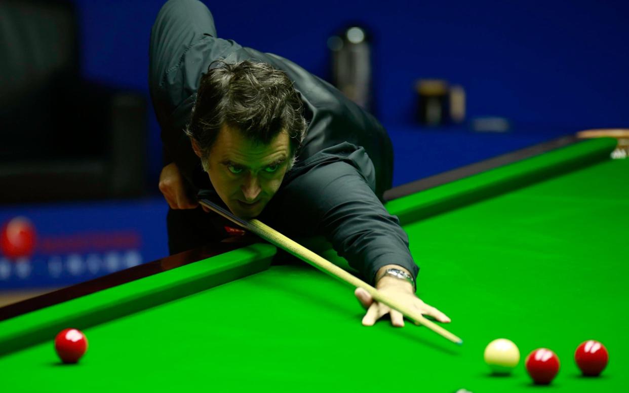 Ronnie O'Sullivan of England plays a shot - Getty Images