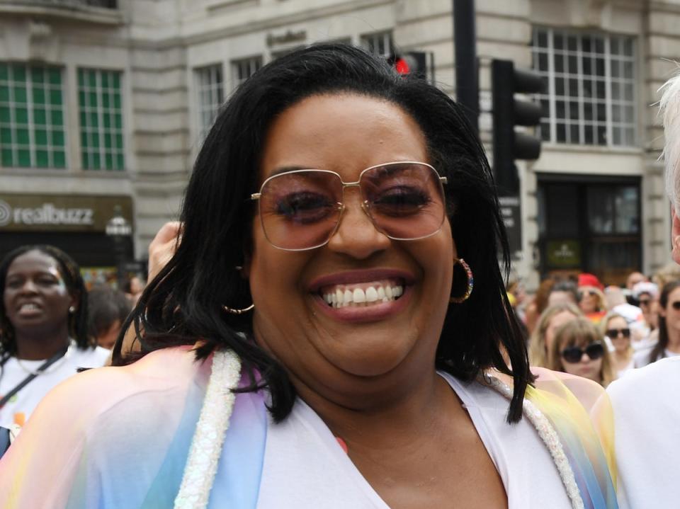 Alison Hammond attends Pride in 2022 (Getty Images)