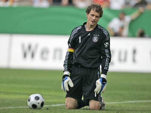 Jens Lehmann in action for Germany during his playing career  (Getty Images)