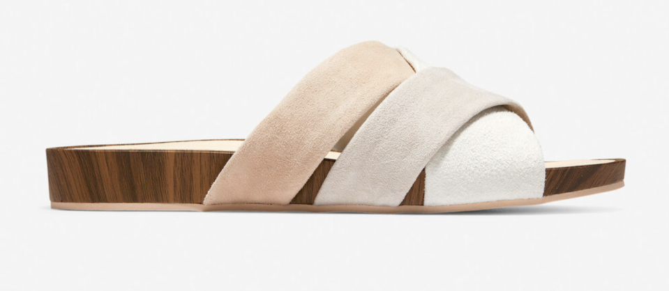 Your feet are going to love these comfy slides. (Photo: Cole Haan)