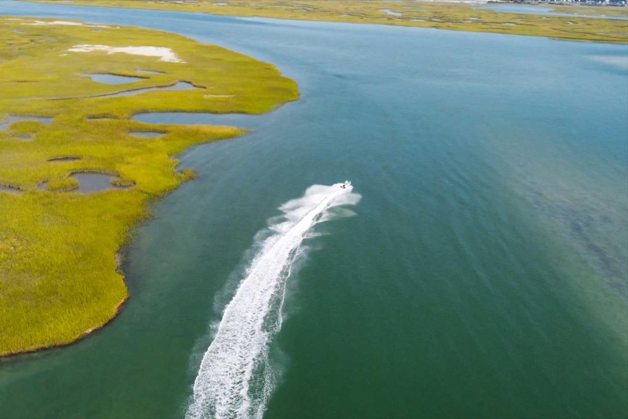 Jet skis and sea doos in North Carolina waters