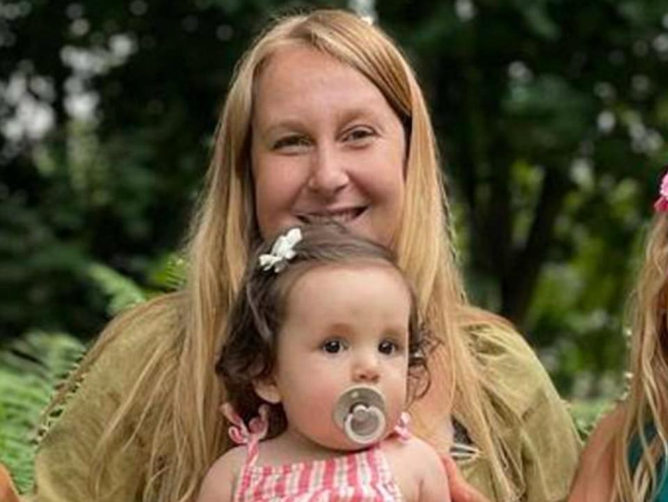 Trillian Clifford and her daughter Alma are trapped in Sudan amid the nation’s civil war (Rebecca Winter/Facebook)