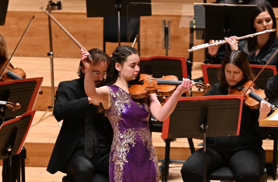 Young musicians perform at the Salute to Youth concert at Abravanel Hall in Salt Lake City on Wednesday, Nov. 22, 2023. | Scott G Winterton, Deseret News